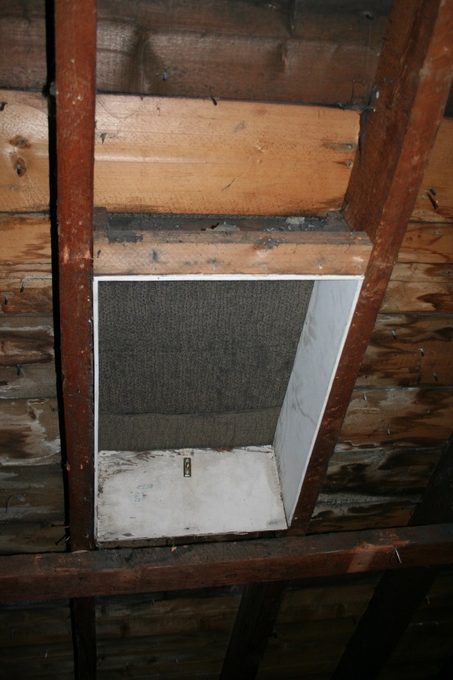 small room's window has gone