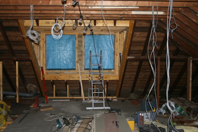 looking to the back window