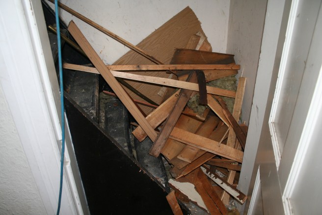 the last of the debris for now.