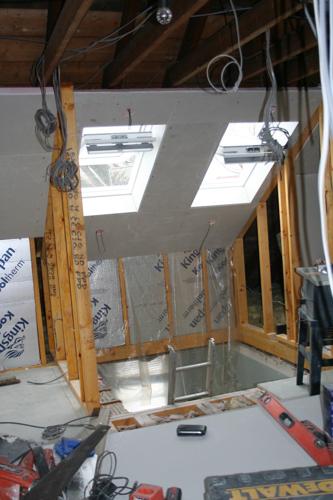 ready to receive the stairs