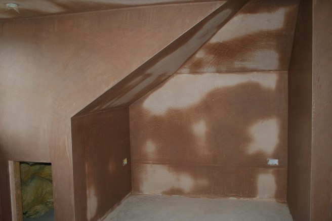 back bedroom drying off (less interesting than drying paint, sorry)