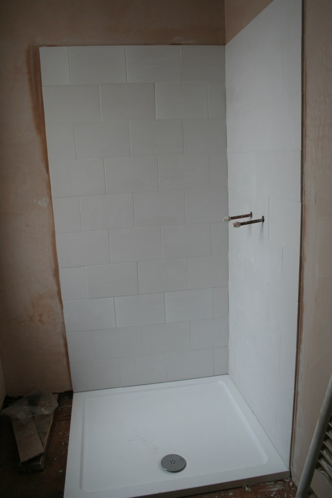 corner that will be the shower