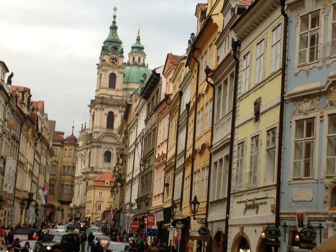 View from the famous bridge towards the castle