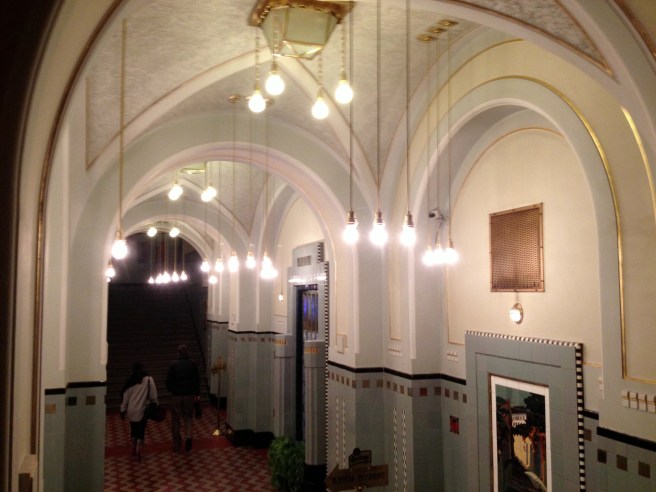 I was obsessing about the lights downstairs at the Municipal House.