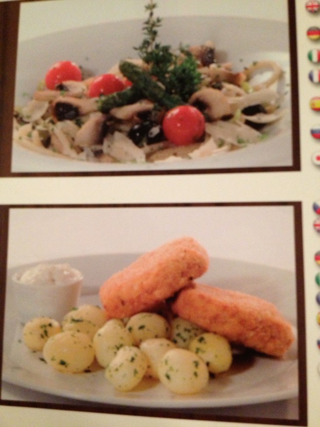 vegetarian food - deep fried cheese and potatoes