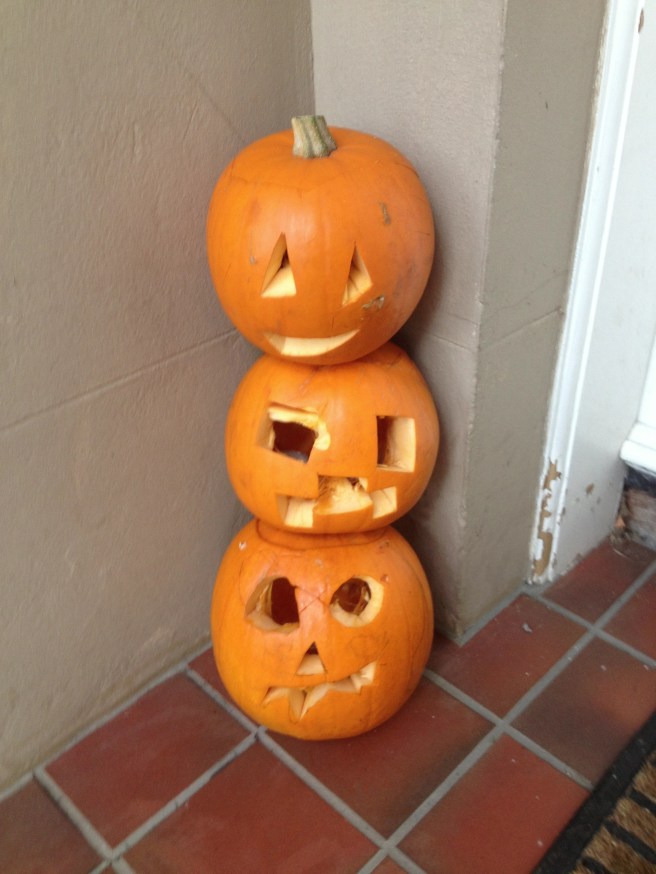 We even got a minecraft style pumpkin.