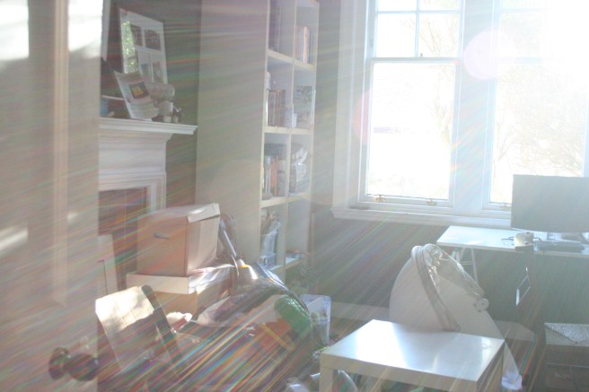 no idea how I got this effect - this is how full the room was last weekend