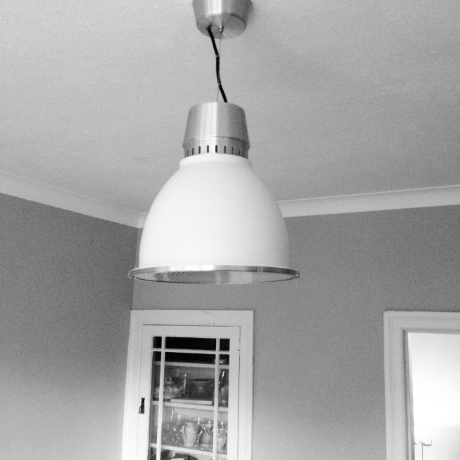 new light in the study/etc room