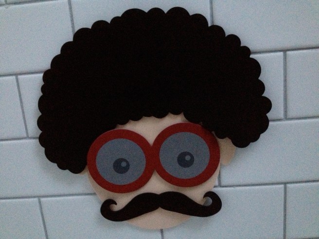 on the bath wall at the moment, always makes me smile